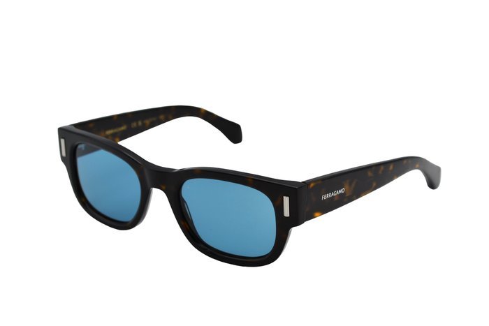 Salvatore Ferragamo - SF2064SE 242 - Rectangular Acetate Renew - Blue Lenses - *New* & Unusual - Sunglasses - Image 3