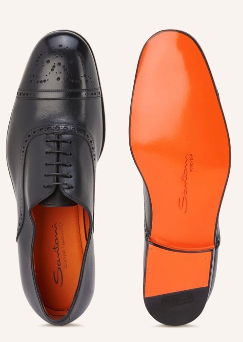 Santoni - Lace-up shoes - Size: EU 43 - Vintage - New in box - Image 3