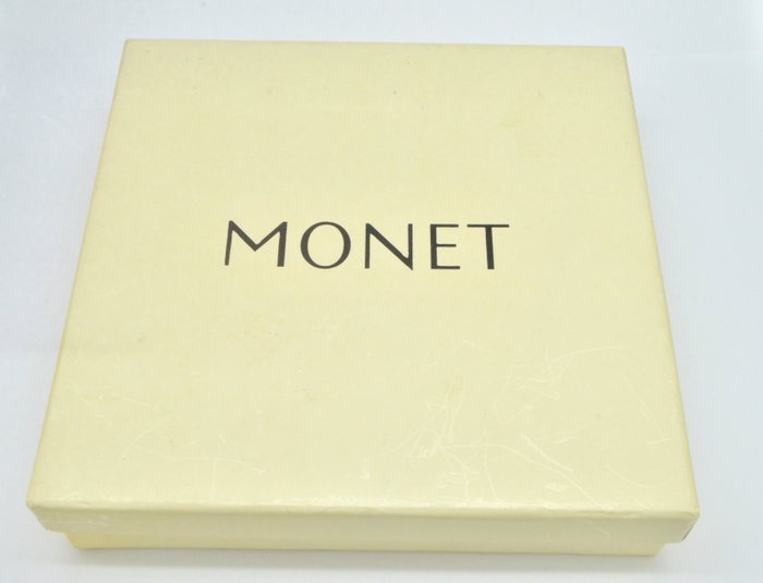 Monet - Vintage Heavy Curb Link Boxed 22kt Gold Plated Collar - Necklace - Image 6