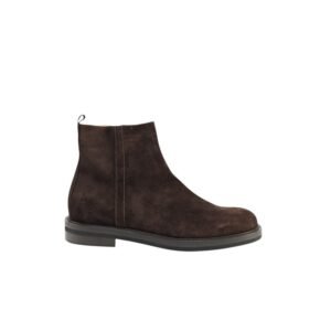 TESTONI - 8 UK - 42 IT - "Camogli" Cigar Zip Boot Shoes Suede - Loafers - Size: EU 42 - New in box