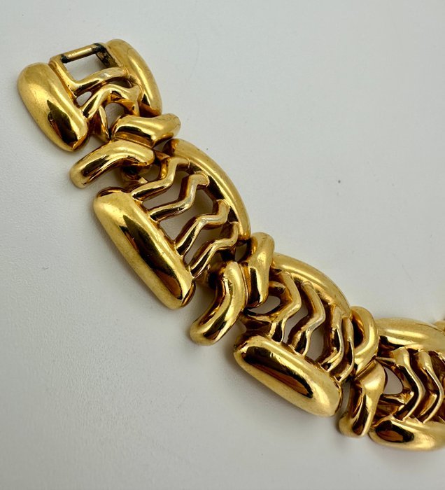 Monet - Gold-plated - Bracelet - 1980s - Image 6