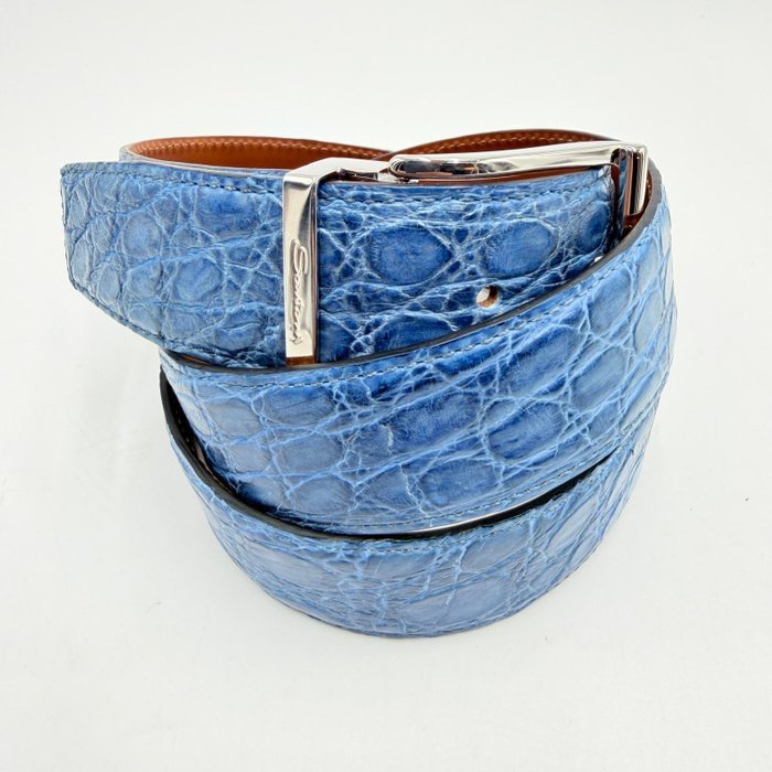 Santoni - Santoni exclusive alligatore belt new luxury line - Belt