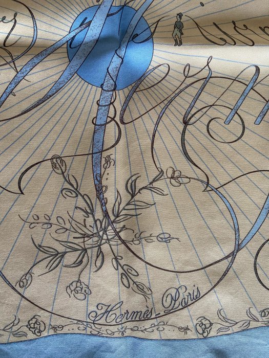 Hermès - " Effluves" by Zoè Pauwels 2003 - Scarf - Image 3