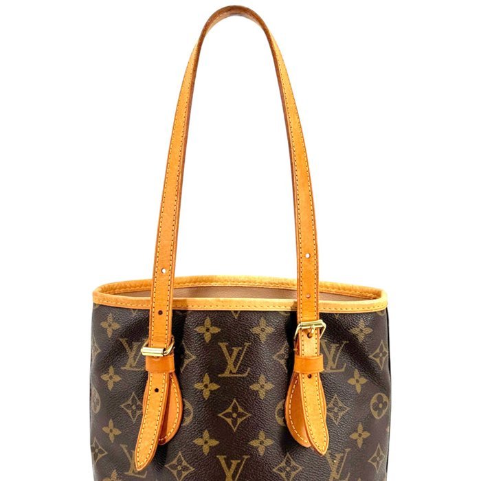 Louis Vuitton - Bucket PM Monogram Canvas Brown Shoulder Bucket Bag M42238 - Tote bag - Image 8