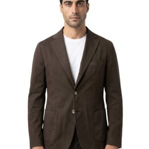 SANTANIELLO SALERNO - 48 IT - Blazer Brown Wool - Handmade in Italy - Blazer - New with tags