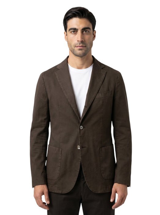 SANTANIELLO SALERNO - 48 IT - Blazer Brown Wool - Handmade in Italy - Blazer - New with tags