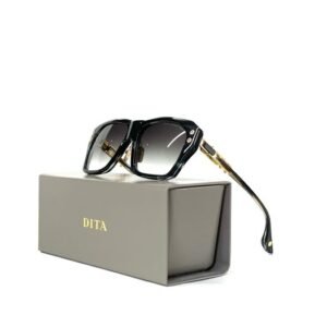 Dita - GRAND-APX // DTS417-A-01, Handcrafted, Ink Swirl Yellow Gold, Custom Wire Core, Premium CR-39 Lenses - Sunglasses