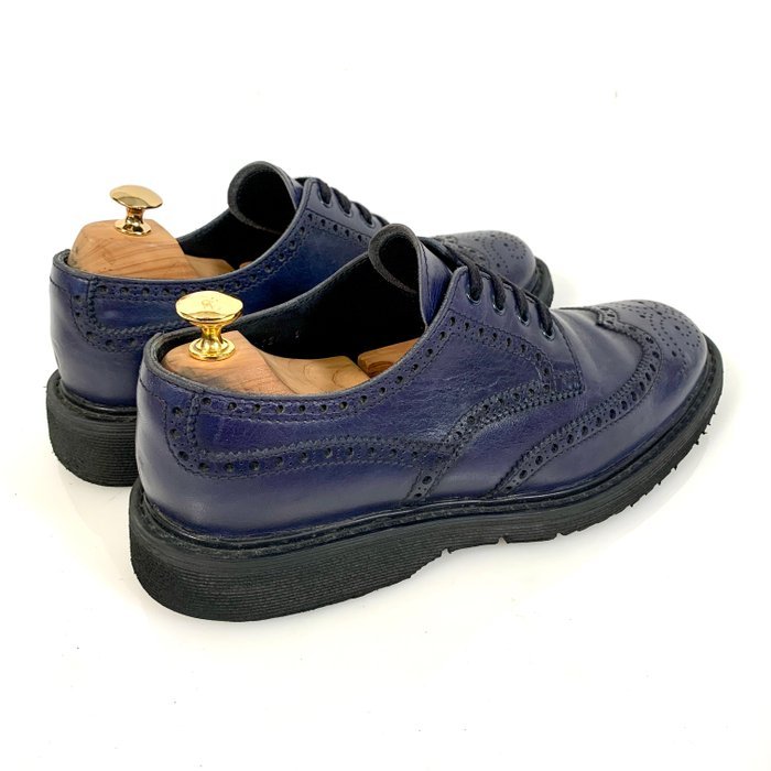 Prada Brogue Sneaker PA 312F Blue UK 9 - Sneakers - Size: EU 43 - Image 5