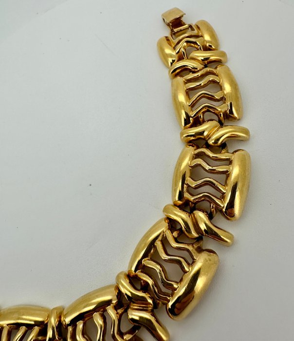 Monet - Gold-plated - Bracelet - 1980s - Image 7
