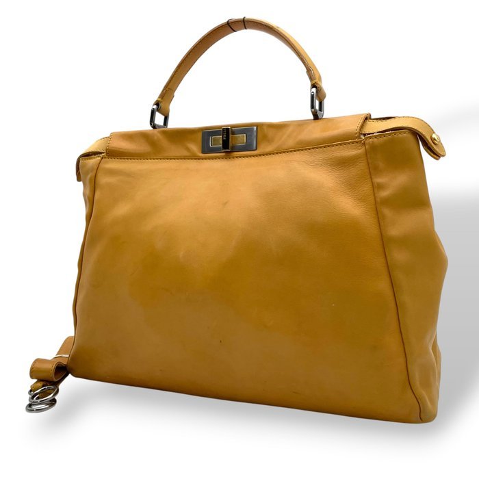 Fendi - Peekaboo Leather 2WAY Tote Bag - Tote bag