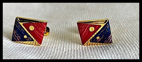 Yves Saint Laurent - Gold-plated - Cufflinks - Image 2