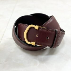 Cartier - C Buckle Leather Belt - Belt