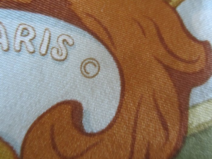 Hermès - BAROQUE DE SHANN MENEY DE 1972 UNIQUE EDITION - Foulard - Image 4