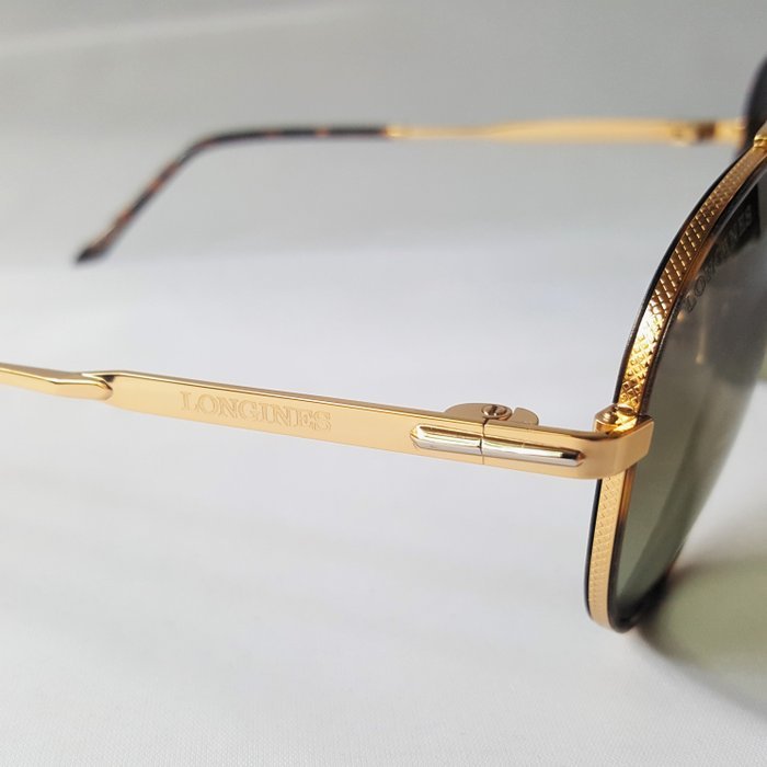 Longines - ZEISS Lenses - Gold Aviator - New - Sunglasses - Image 4