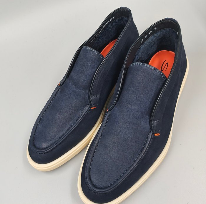 Santoni-UK6.5-With real Fur - Loafers - Size: EU 40 - New in box - Image 2