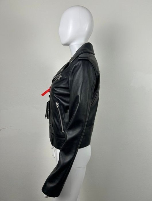 Philipp Plein - Biker Chiodo jacket - Retail €3850 - With Logo - Leather jacket - New with tags - Image 7