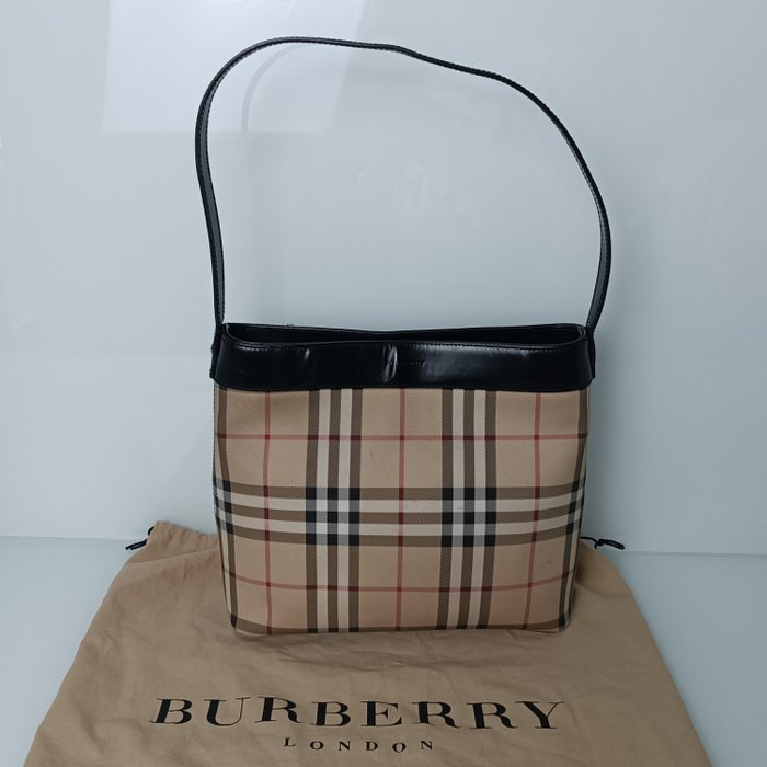 Burberry - Borsa a Spalla Burberry London in tela Haymarket Check - Handbag