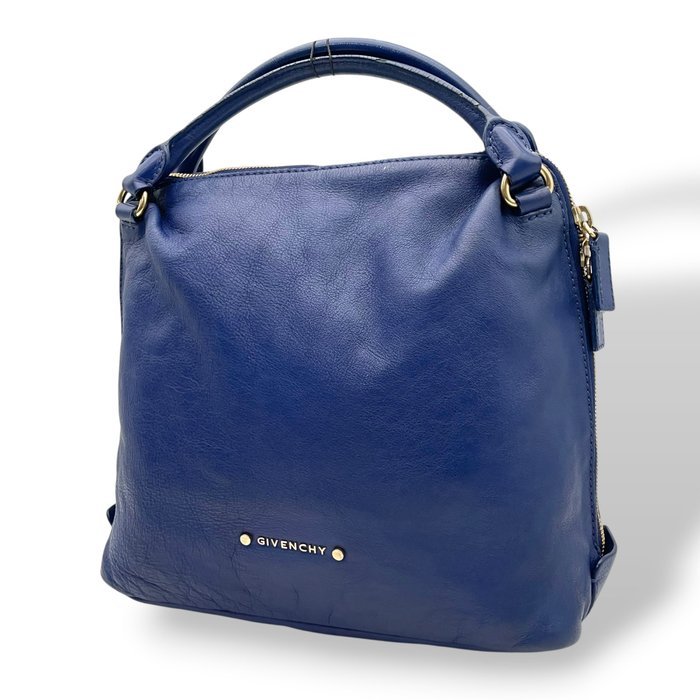 Givenchy - Givenchy Blue Leather Handbag - Handbag