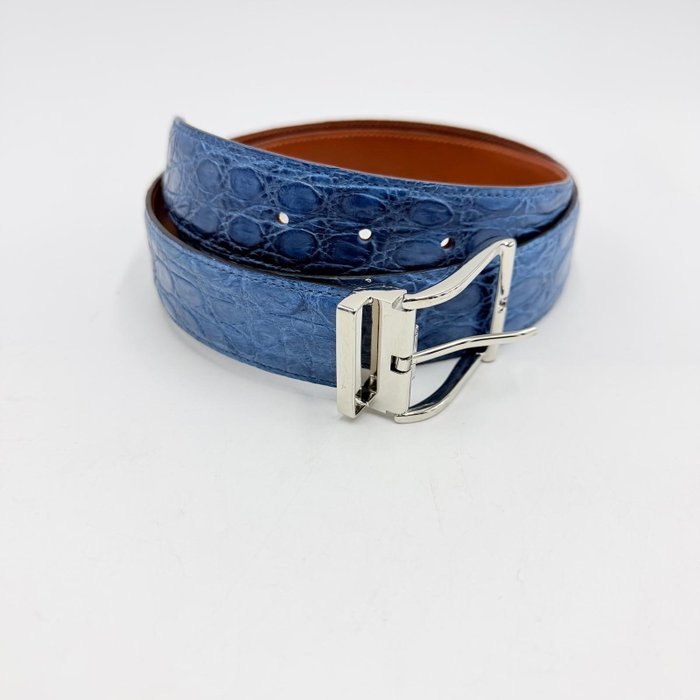 Santoni - Santoni exclusive alligatore belt new luxury line - Belt - Image 5