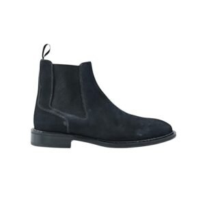 TESTONI - 8 UK - 42 IT - "Venezia" Chelsea English Suede Calf Navy - Loafers - Size: EU 42 - New in box
