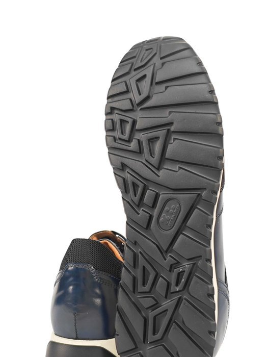 TESTONI Blue Sneaker Plain Calf + Suede + Fabric 8 UK - 42 IT - Sneakers - Size: EU 42 - New with tags - Image 7