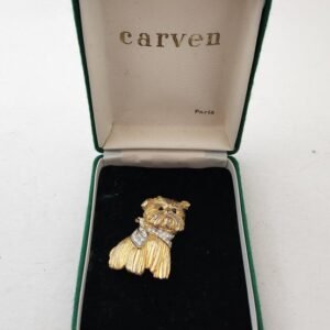 Carven - Brooch Gold-plated