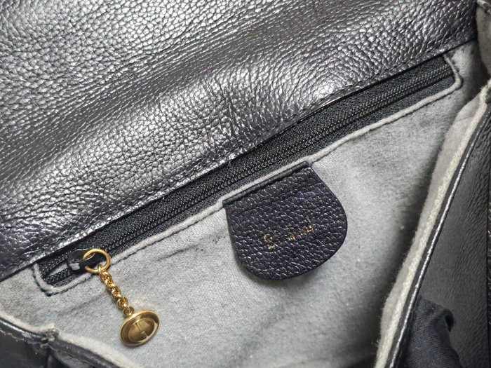 Gucci - Vintage Black Crossbody Bag - Bag - Image 7