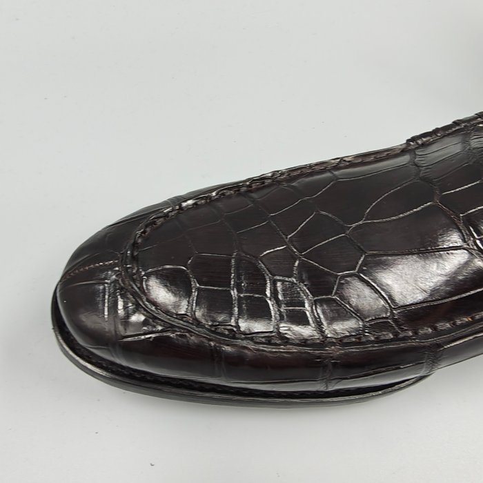 Mauro Volponi-Crocodile-UK10.5 - Loafers - Size: EU 44.5 - New in box - Image 7