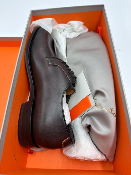Santoni - Lace-up shoes - Size: EU 41.5 - New in box - Image 6