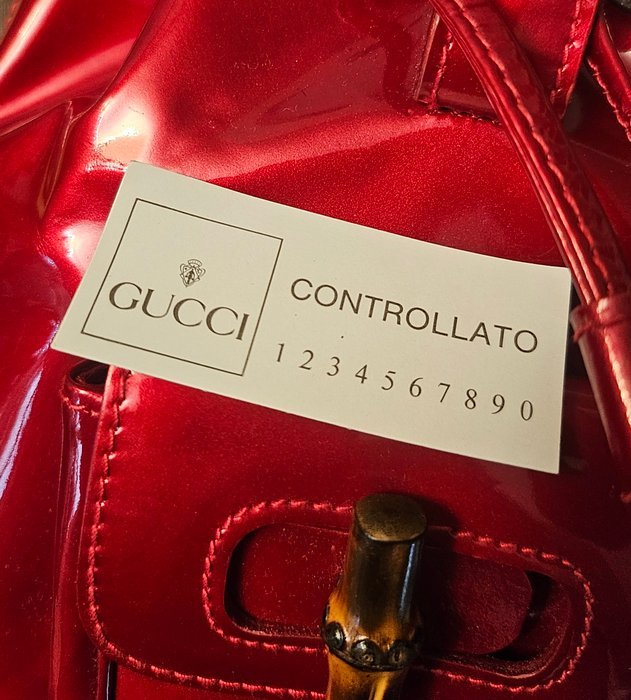 Gucci - Zainetto Vintage Rare Bambù - Backpack - Image 8