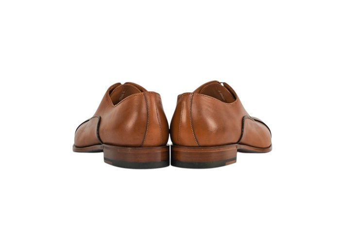 TESTONI - 8 UK - 42 IT - 1929 "Iseo" Oxford Shoes Goodyear Welted Caramel - Lace-up shoes - Size: EU 42 - New in box - Image 4