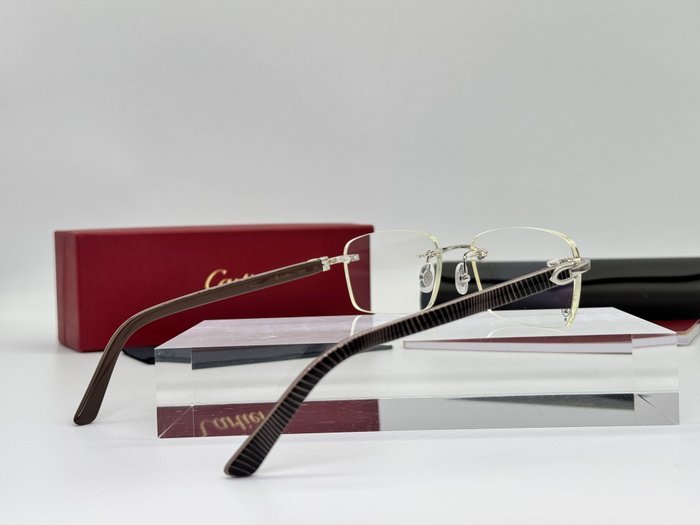 Cartier - C Decor Line Brown Gold Planted 18k - Sunglasses - Image 5