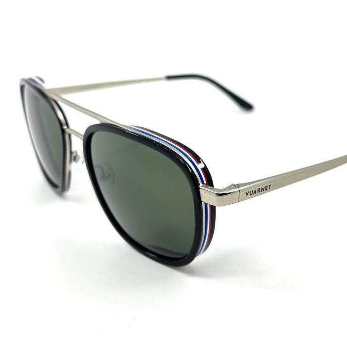 Other brand - Vuarnet - *NEW* - Silver Metal - Green Lenses - Sunglasses - Image 4