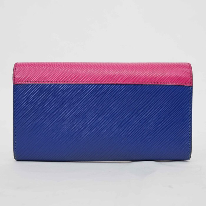 Louis Vuitton - Twist Epi Leather Long Wallet Pink Blue Silver Hardware Made in France - Wallet - Image 5
