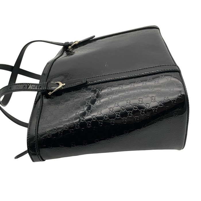 Gucci - Gucci Microguccissima Nice Patent Leather Tote Bag - Handbag - Image 7