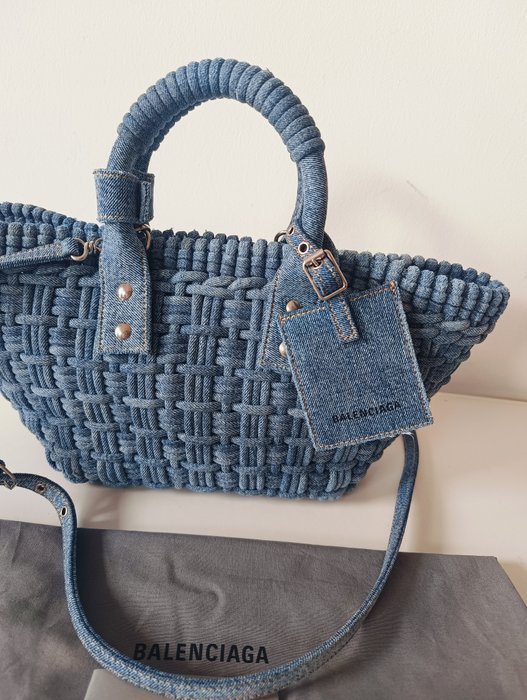 Balenciaga - Borsa intrecciata denim - Bag - Image 3