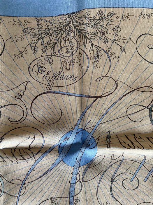 Hermès - " Effluves" by Zoè Pauwels 2003 - Scarf - Image 4