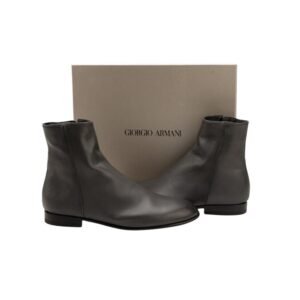 GIORGIO ARMANI - 8 UK - 42 IT - Ankle Boot Shoes London Smoke Calfskin - Ankle boots - Size: EU 42 - New in box