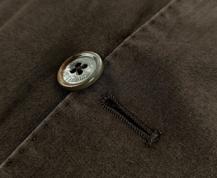 SANTANIELLO SALERNO - 48 IT - Blazer Brown Wool - Handmade in Italy - Blazer - New with tags - Image 3
