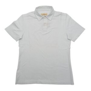 RUBINACCI NAPOLI - Size S - Ice Blue Polo Short Sleeve 100% Piquet Cotton - Polo shirt - New with tags