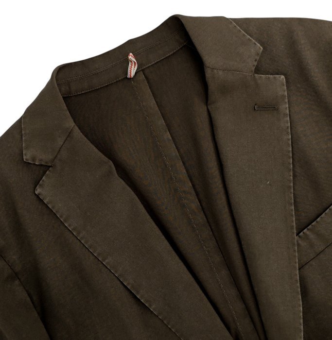 SANTANIELLO SALERNO - 48 IT - Blazer Brown Wool - Handmade in Italy - Blazer - New with tags - Image 2