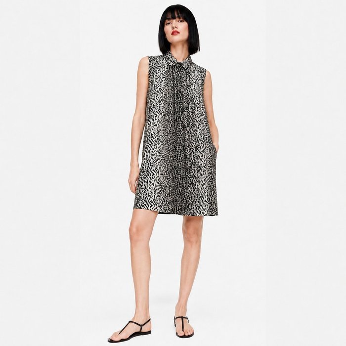 Saint Laurent - by Hedi Slimane – 100%silk -leopard printed- size 36FR (S) - Dress - Image 2
