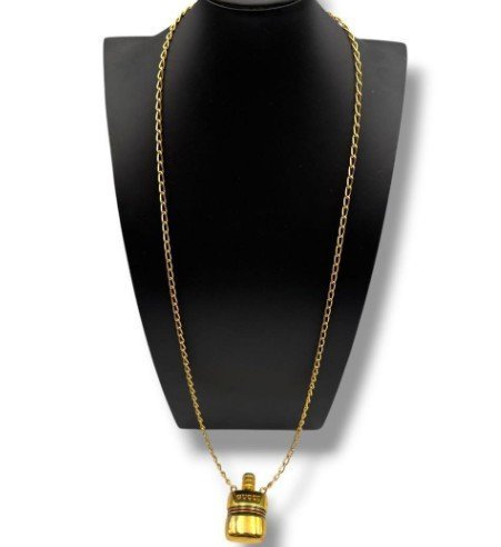 Gucci - Gold-tone metal and enamel - Necklace - Perfume Bottle Pendant - Image 2
