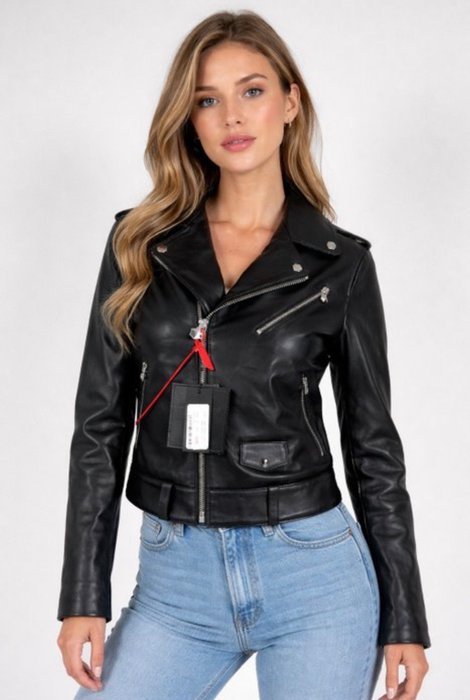Philipp Plein - Biker Chiodo jacket - Retail €3850 - With Logo - Leather jacket - New with tags