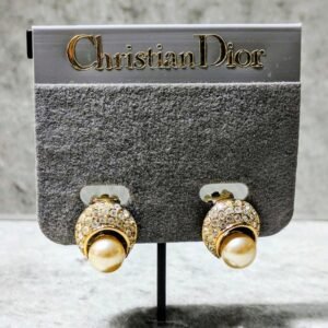 Christian Dior - Pearl - Gold-plated - Earrings