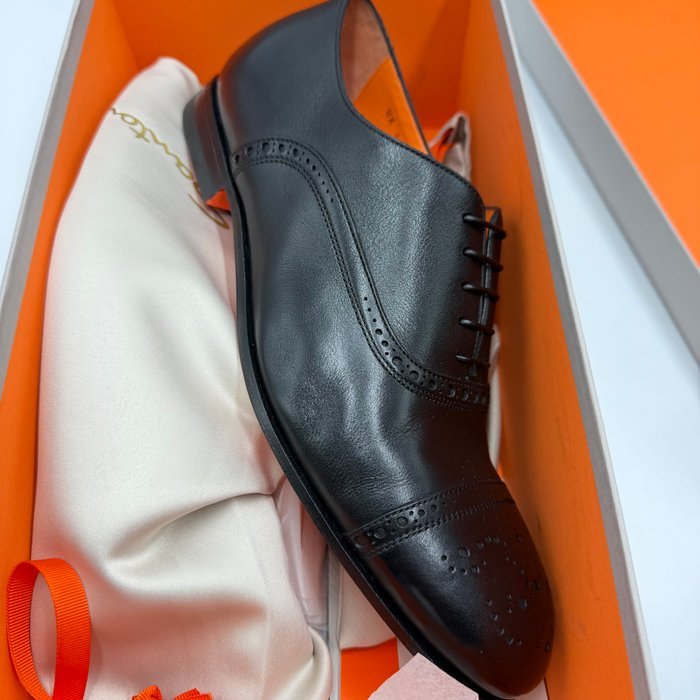 Santoni - Lace-up shoes - Size: EU 43 - Vintage - New in box - Image 8