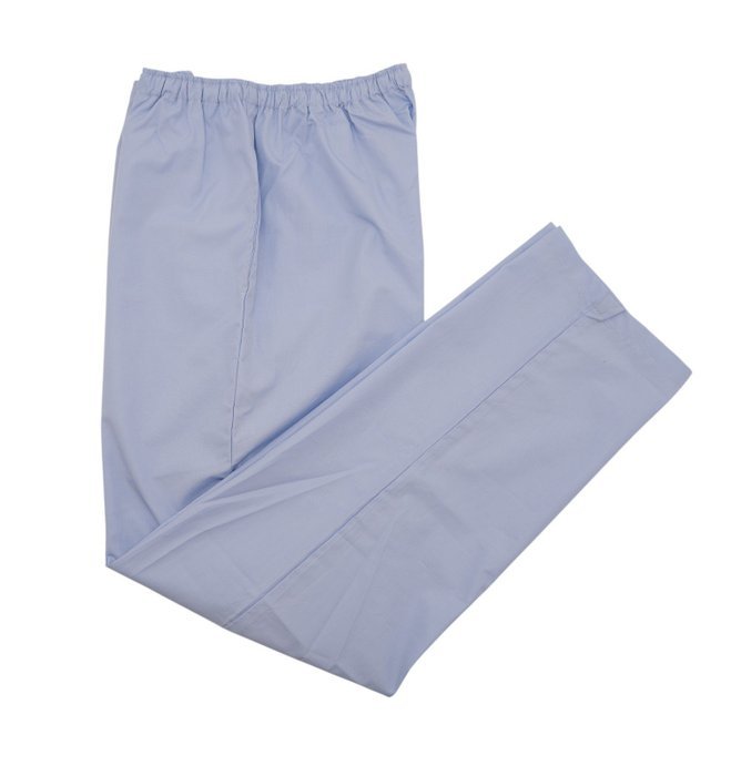 ISAIA NAPOLI - Size S - Light Blue Pajama Sleeping Set Drawstring Pant Fine Cotton - Jumpsuit - New with tags - Image 6