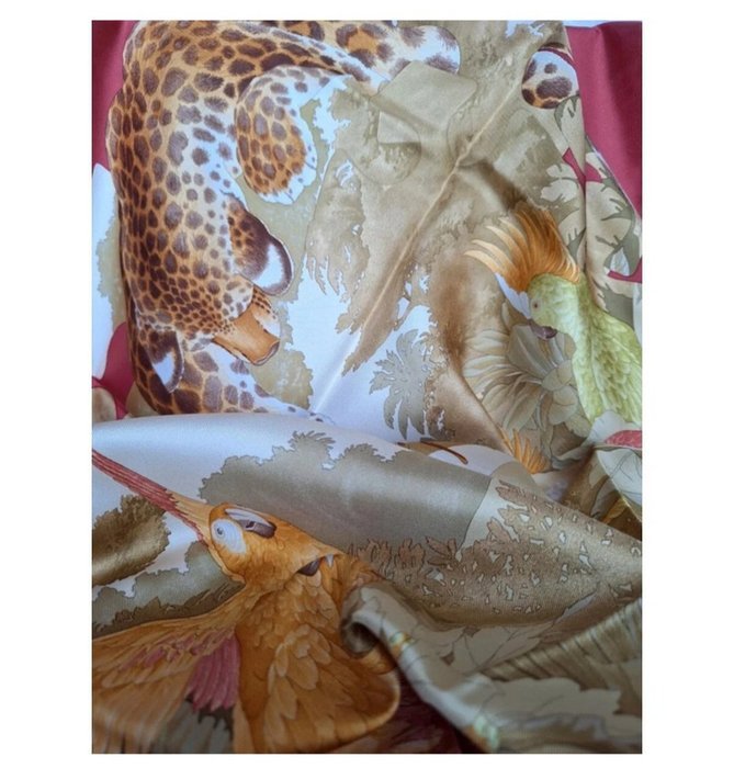 Salvatore Ferragamo - Stampa "Jungle/Puzzle" - Foulard - Image 6