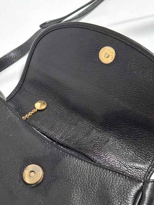 Gucci - Vintage Black Crossbody Bag - Bag - Image 6