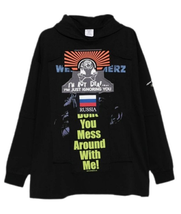 Vetements - Russia Patchwork - FW19 - Hoodie